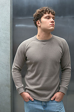 Warmer Herren-Strickpullover, beiger Winterpullover - #8034482