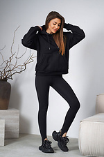 Теплий жіночий худий оверсайз Francis Чорний - #8034485