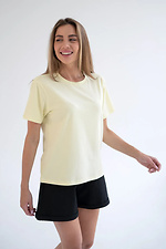Women's Basic Cotton T-shirt "Basic Limonna" - #8034511
