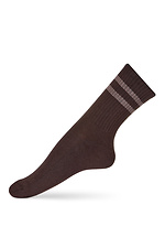 Жіночі шкарпетки "Валенсія", темно-коричневі - #2401518