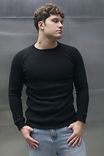 Męski ciepły sweter dzianinowy (czarny) - #8034545