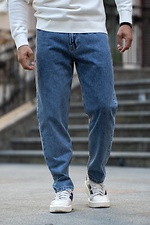 Herren-Röhrenjeans TMV Mom Fit blau - #8034560