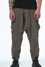 Spodnie cargo wykonane z rozciągliwego nylonu „SM-2402”, kolor khaki - #8037568