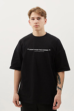 Oversize-T-Shirt „Don't push the horses“ - #9001570