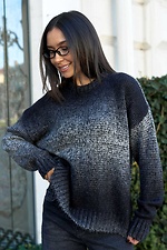 Women's warm knitted sweater Melange Sweater - #8034582