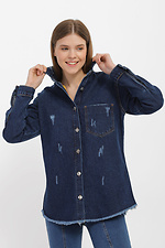 Джинсова куртка жіноча - #4014596