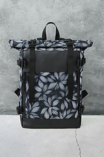 Plecak FLY BACKPACK | białe kwiaty - #8038597