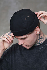 Men's Docker Cap With Rings Monarch Black - #8049598