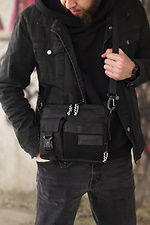 Obama Men's Bag Black Velcro - #8039601