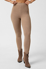 Women's tights of light brown color - #4038650