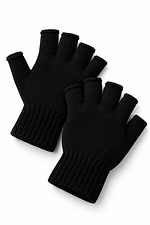 Унісекс Чорні Сенсорні Перчатки Without Finger - #8056735