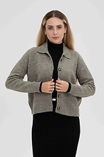 Жіночий в'язаний кардиган зеленого кольору - #4038826