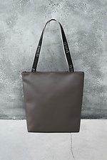 Shopper bag | eco-leather brown matte 1/23 - #8011860