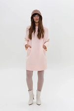 Вязаное женское платье черного цвета - #4038890