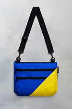 Shoulder bag CROSSBODY STEALTH-2 I black/CORDURA blue-yellow 2/23 - #8011917