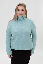 Светр жіночий в’язаний зеленого кольору - #4038920