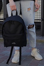 Жіночий Повсякденний Рюкзак Шкільний Compact З Принтом Hate Black - #8049965