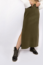 Юбка цвета хаки - #4038980