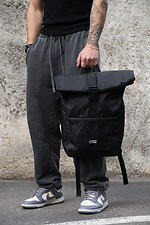 Чоловічий Рюкзак Роллтоп Taby Reflective Black Man - #8055994