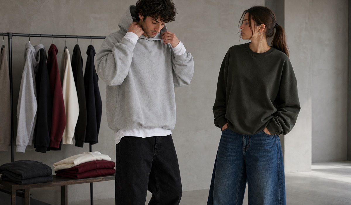 Basic Oversized Hoodies und Sweatshirts für Ihre Herbst-Winter-Garderobe